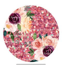 Roses and Pink Glitter