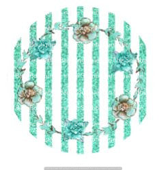 Sea Foam Green Stripes