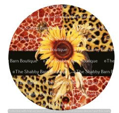 Sunflower Leopard and Giraffe