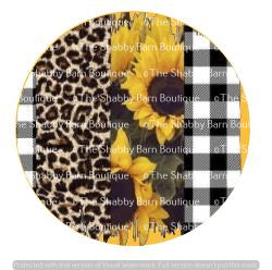 Sunflower, Plaid and Leopard