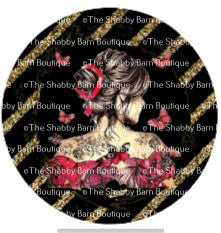 Tattooed Butterfly Woman