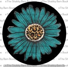 Turquoise Sunflower