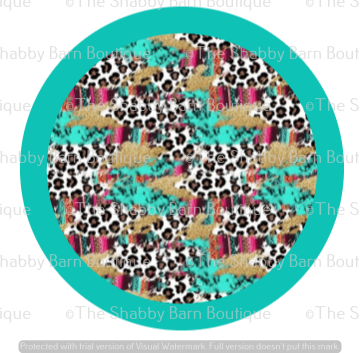 Turquoise and Leopard