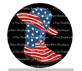 USA Boots and Hat