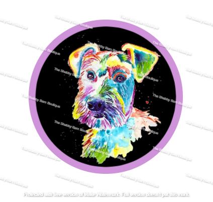 Watercolor Schnauzer